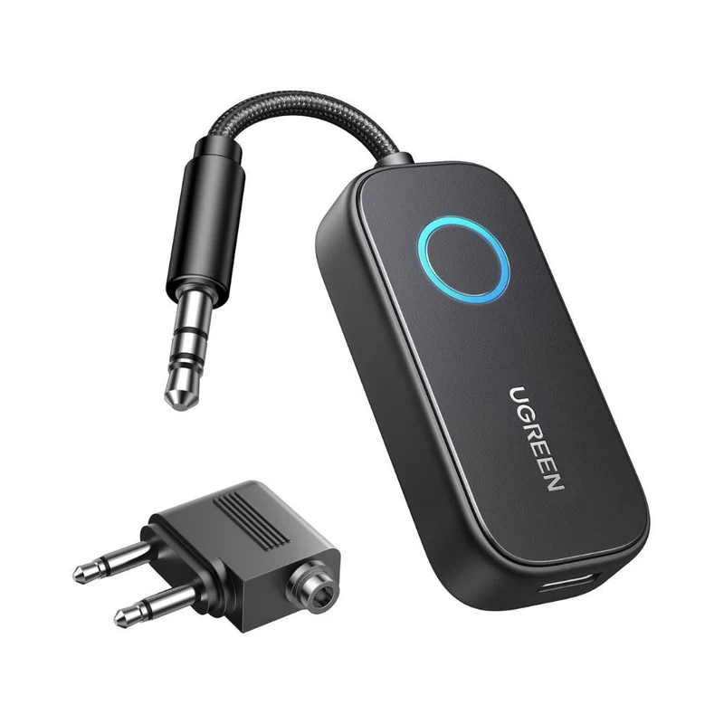 UGREEN Airplane Bluetooth 5.2 Transmitter Adapter 3.5mm AUX