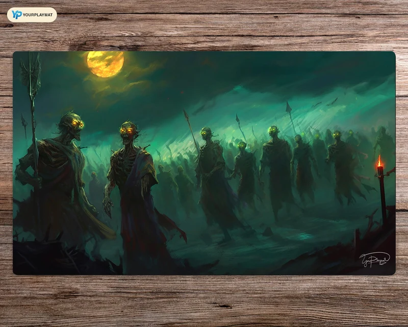 Army of Bones and Decay - MTG Spielmatte - 24 x 14 inches - MTG Geschenke - MTG Zubehör - Magie Tischmatte