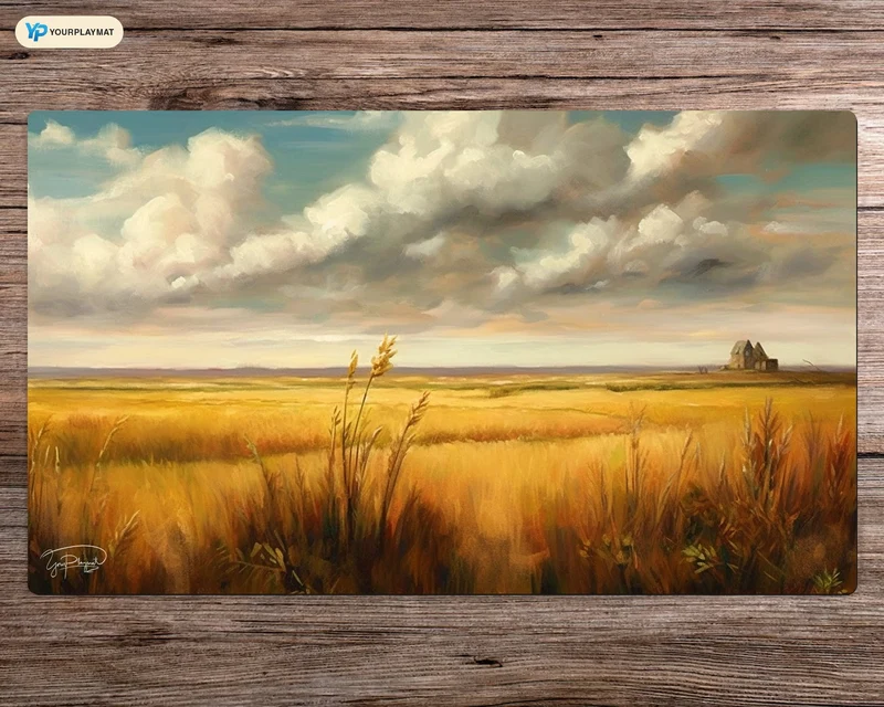 White Plains of the Last Harvest - MTG Spielmatte - 24 x 14 inches - MTG Geschenke - MTG Zubehör - Magie Tischmatte