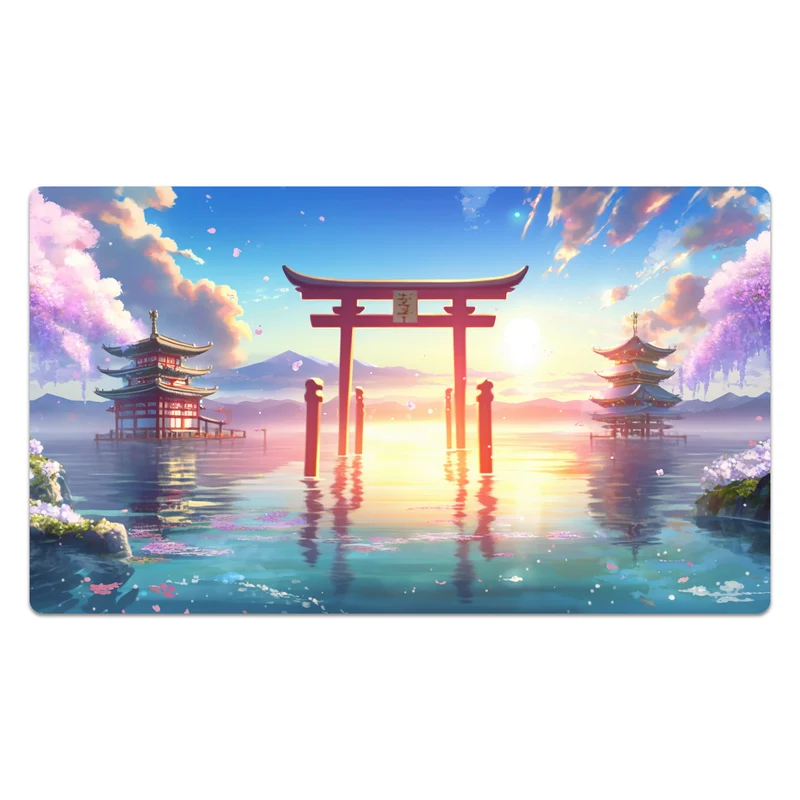Ancient Japanese Gateway Playmat