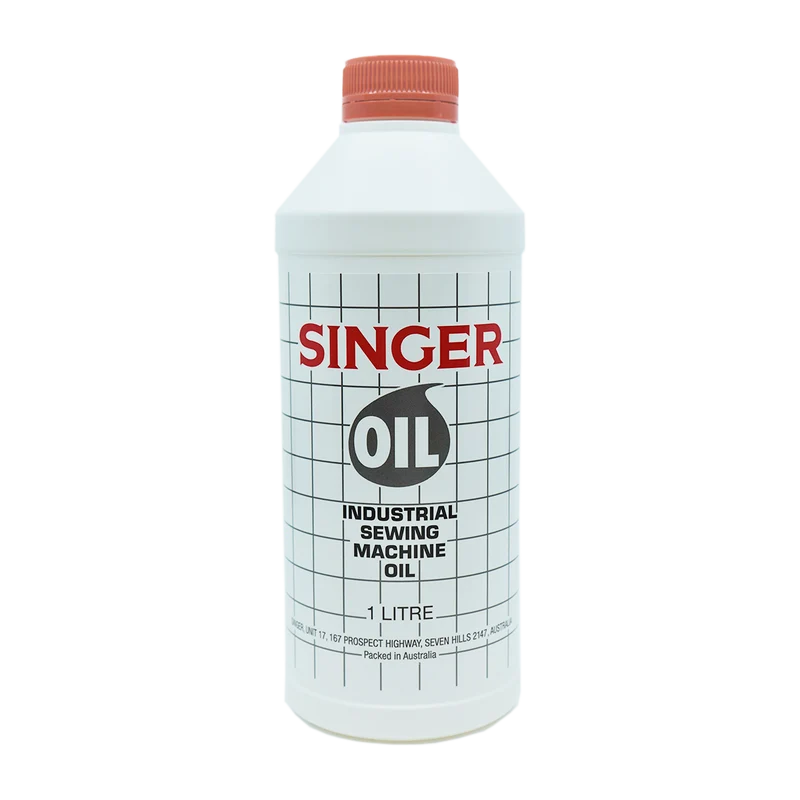 SINGER All-Purpose High-Quality Lubricating Oil for Sewing Machines Household and Industrial Use (1 Litre)