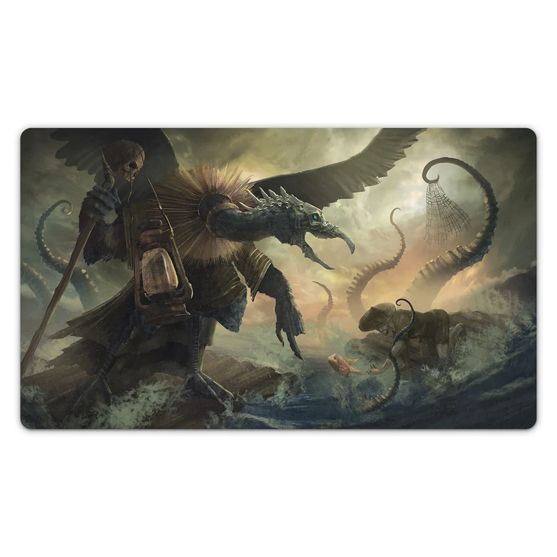 Cormorant fisherman playmat