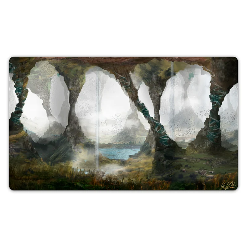 The Twin Paradises of Bytopia Playmat