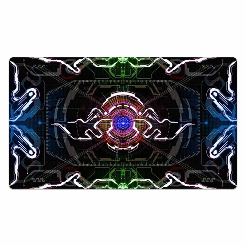 Rainbow Cyberpunk Machine Mouse Pad