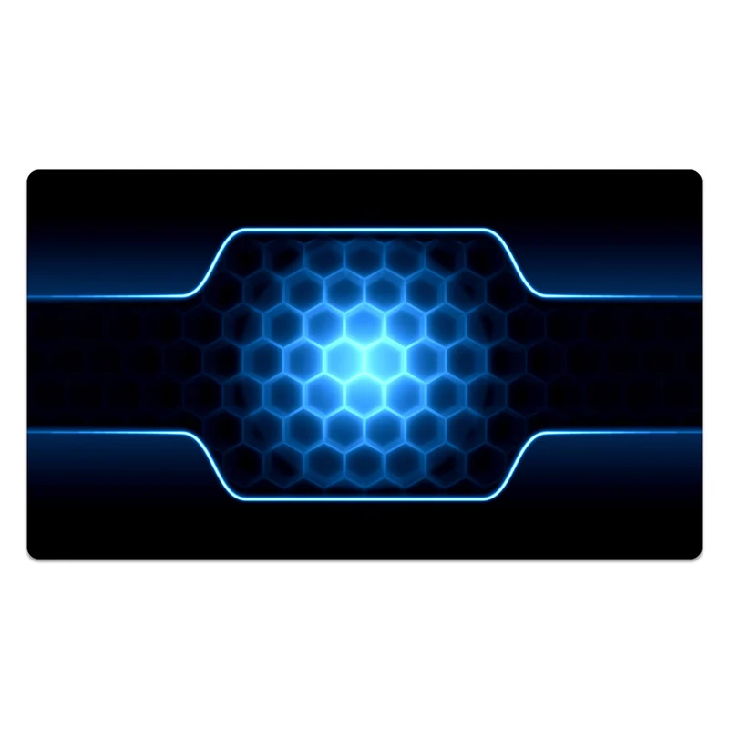 Aqua Hexagon Wallpaper Playmat