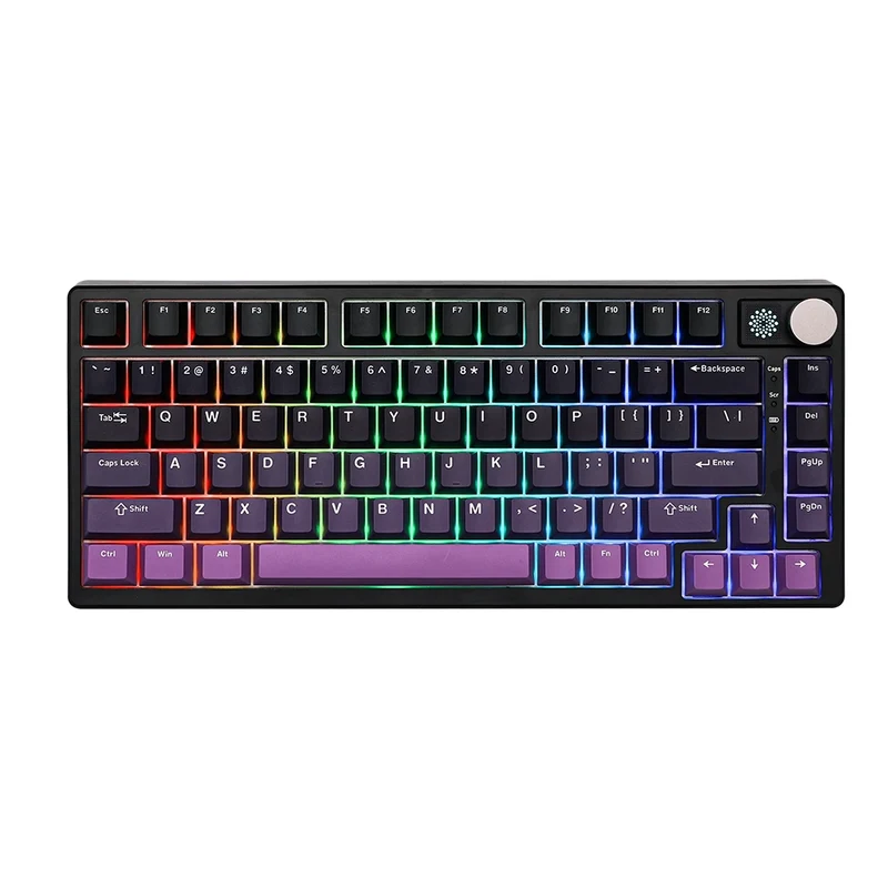 Epomaker HE75 Mag Wireless ANSI US Black/Purple