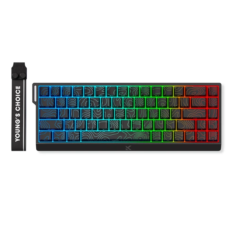 MCHOSE Ace 68 Magnetic ANSI US Topographic Black [Uranus Esport]