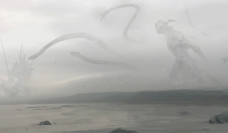 The Hazy Battle Playmat