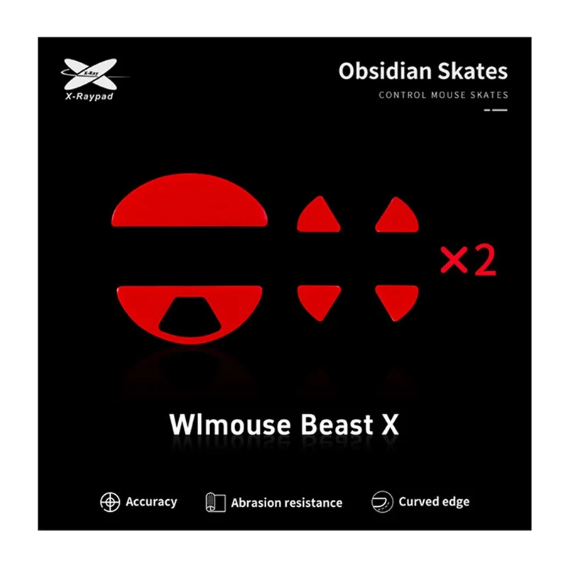 X-Raypad Skates Obsidian WLMouse Beast X
