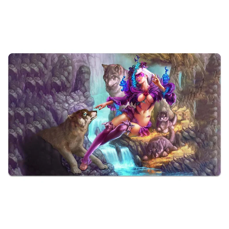 Forest Queen And Her Pack Playmat