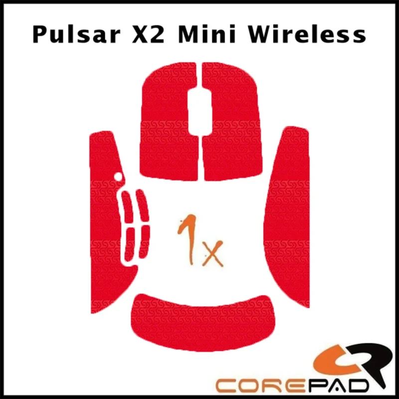 Corepad Grips Pulsar X2 Mini / X2-V2 Mini Wireless Soft Red
