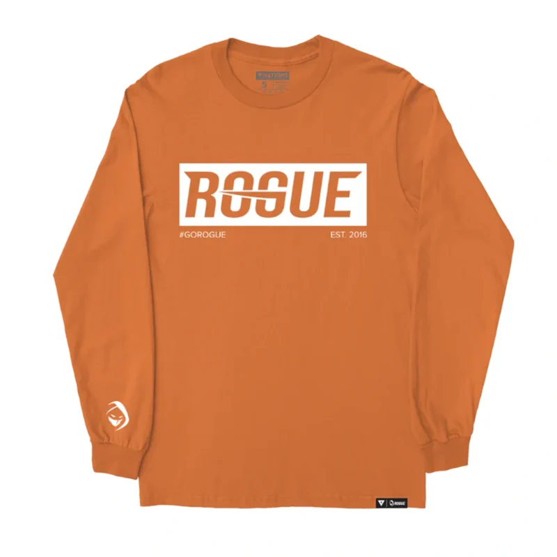 Rogue T-Shirt Box Long Sleeves Orange